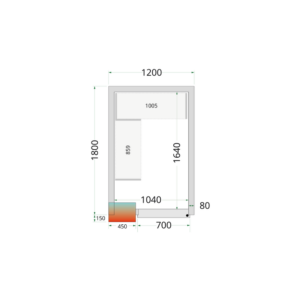 Cold Room Panels 80 mm - CR 120x180x220