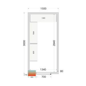 Coldroom Panels 120 mm - CR 150x300x220