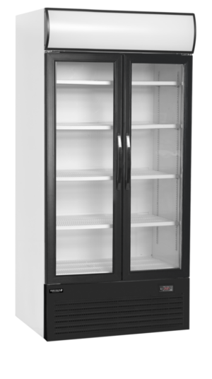 2-door display cooler with canopy - FSC1000H