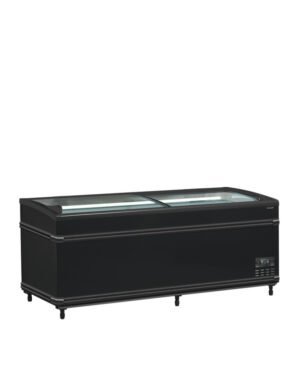 Black Supermarket Cooler / Freezer - SFI185B HC-CF VS