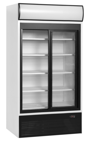 2-door display cooler with canopy - FSC1000S