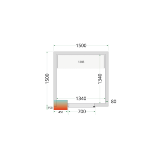 Cold Room Panels 80 mm - CR 150x150x220