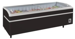 Black Supermarket Freezer - SHALLOW 250B-F