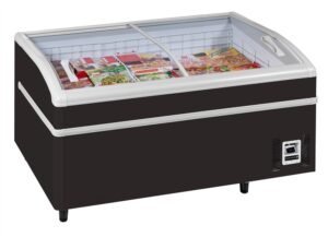 Black Supermarket Cooler / Freezer - SHALLOW 150B-CF