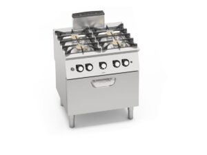 Gaasipliit Bertos Premium S700, 4 põletiga, gaasiahjuga – 880 mm