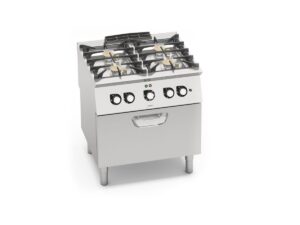 Gaasipliit Bertos Premium S700, 4 põletiga, elektriahjuga – 880 mm