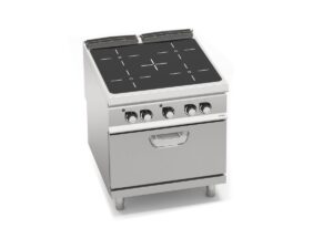 Infrapuna-klaaskeraamiline pliit Bertos Premium S900, 4 tsooniga, elektriahjuga – 860 mm