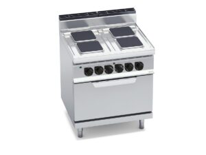 Elektripliit Bertos Macro 700, 4 kandilise plaadiga, elektriahjuga – 880 mm