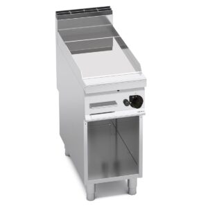 Gaasi-plaatgrill Bertos Maxima 900, sile plaat, compound-plaat – 480 mm