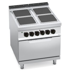 Elektripliit Bertos Maxima 900, 4 kandilise plaadiga, elektriahjuga – 860 mm