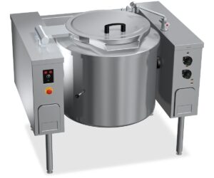 Keedukatel Bertos Maxima 900, 100 l, kaudse kuumutusega, kallutatav – 1250 mm